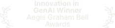 Innovation in  GenAl Winner Aegis Graham Bell Awards